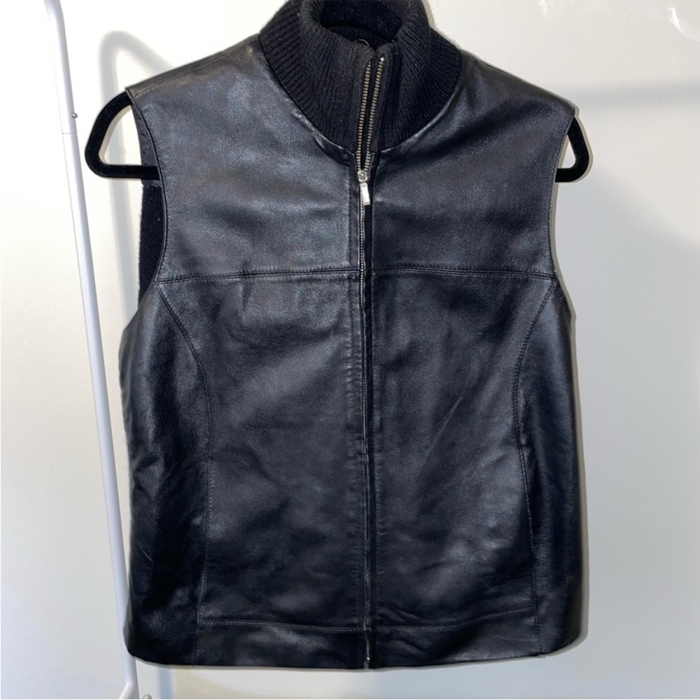 Vintage leather vest
